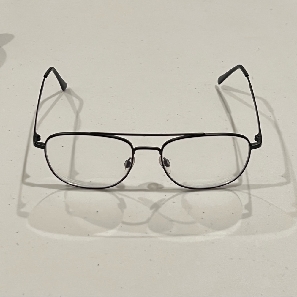 Emporio Armani Mens Aviator Style Eyeglasses - Picture 15 of 16